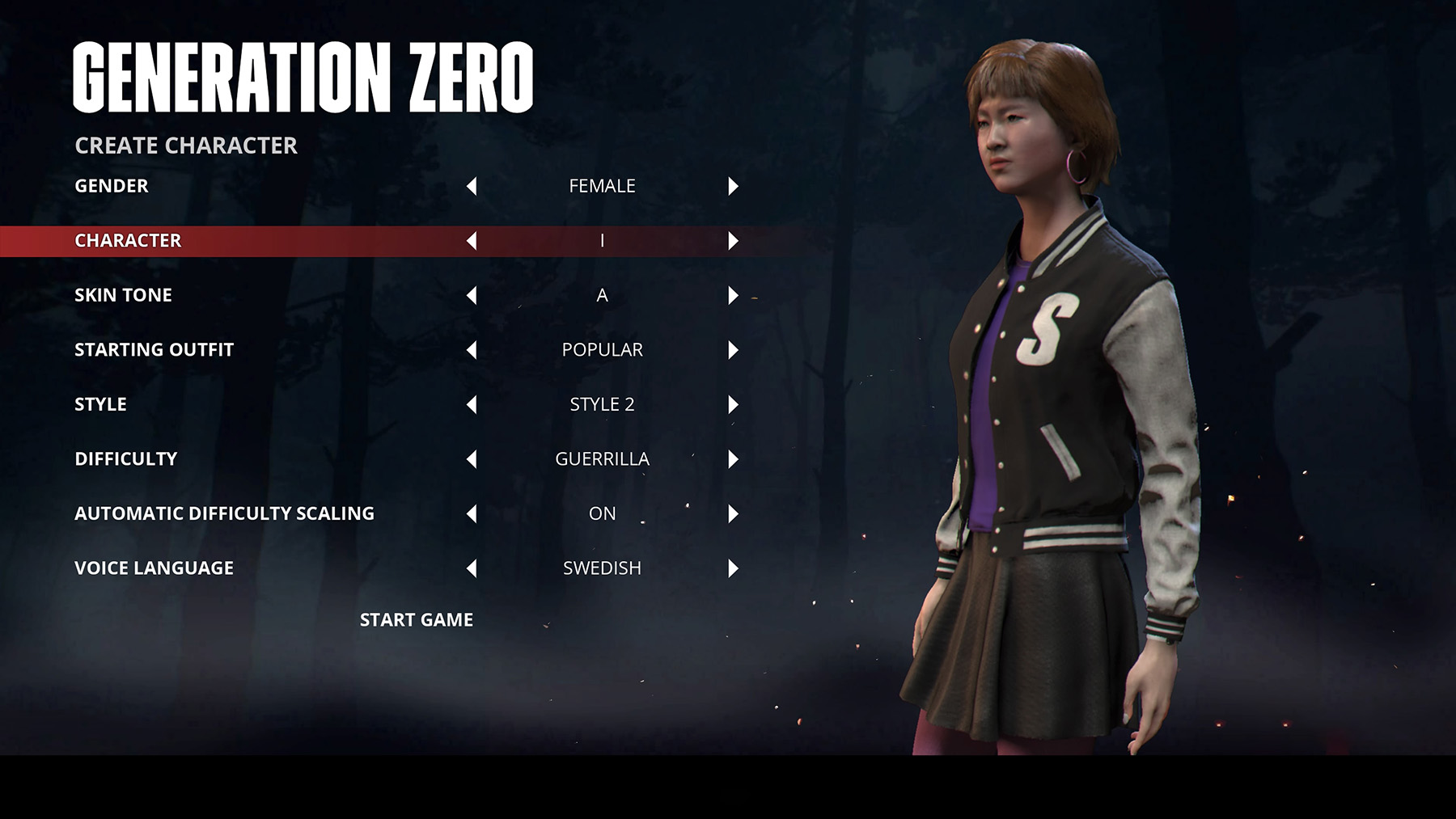 Generation Zero Character Edit