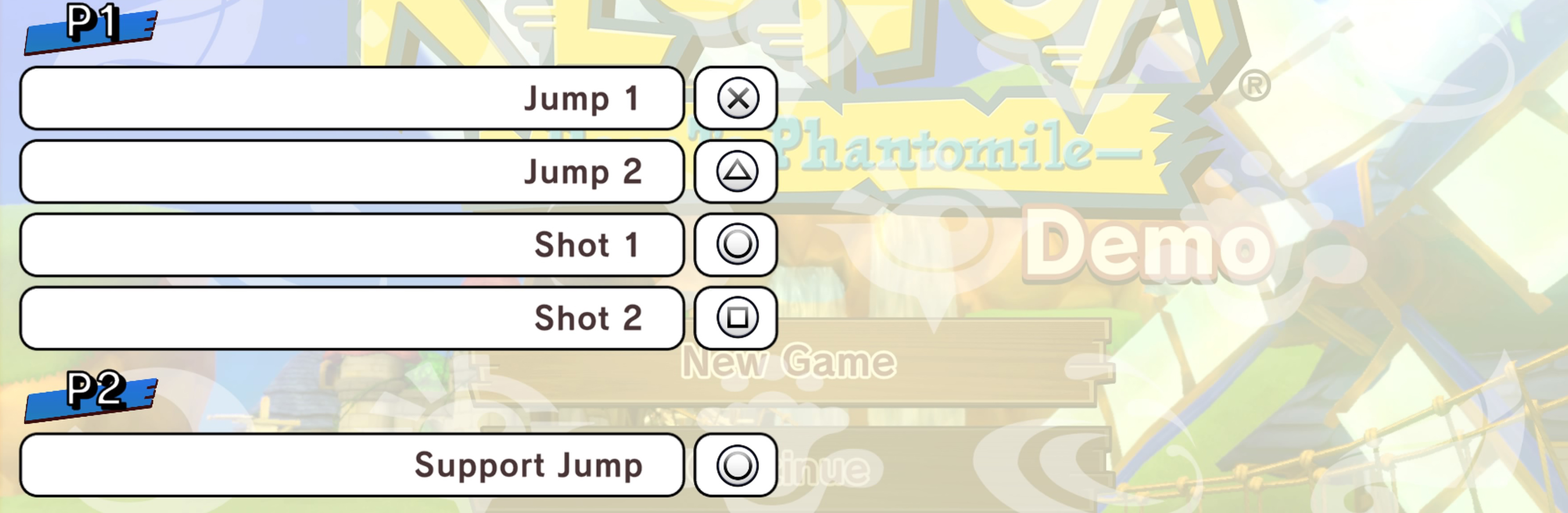 Klonoa Door To Phantomnile PlayStation Controls