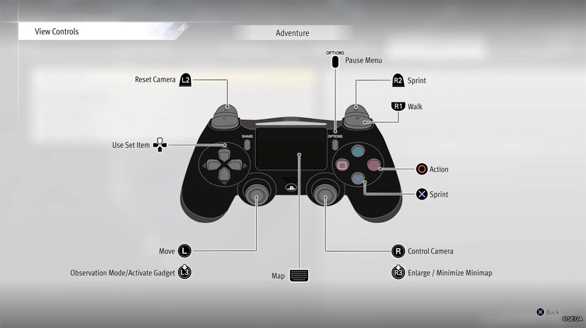 Lost Judgement Controls Playstation